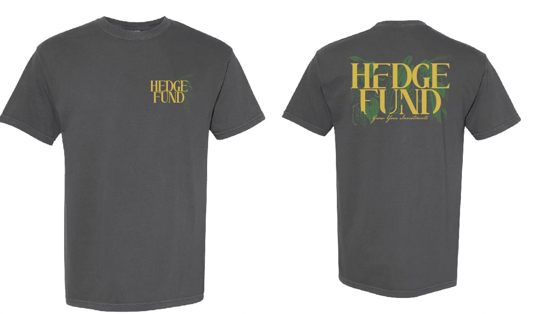 Hedgefund Gold Lettering Tee