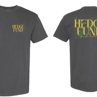 Hedgefund Gold Lettering Tee